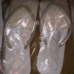 Bridesmaid flip flops